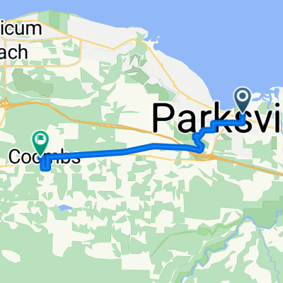 Corfield St N, Parksville to Coombs Market