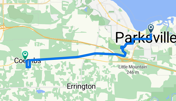 Corfield St N, Parksville to Coombs Market