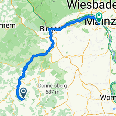 Bachstraße nach Mainz