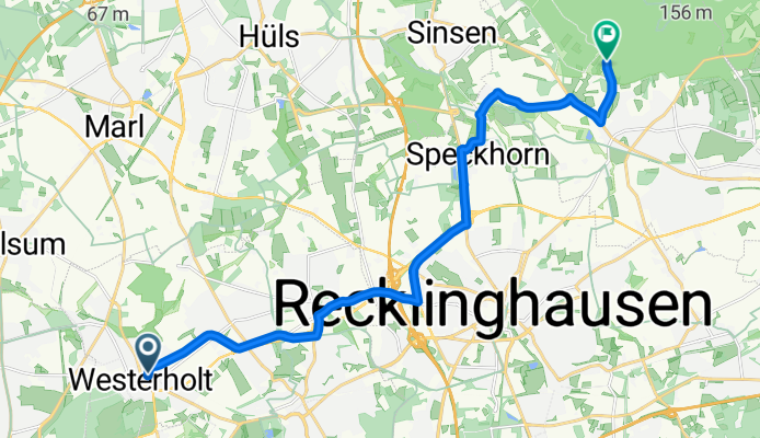 Storcksmährstraße, Herten nach Haardstraße, Oer-Erkenschwick