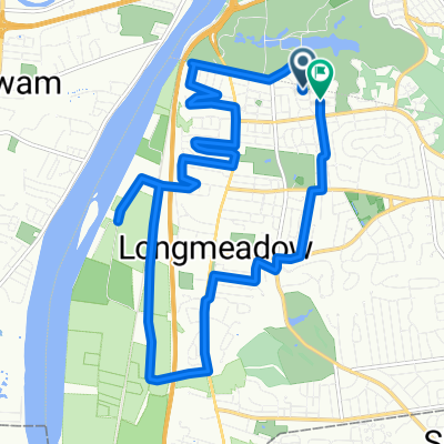 E Greenwich Rd, Longmeadow to E Greenwich Rd, Longmeadow