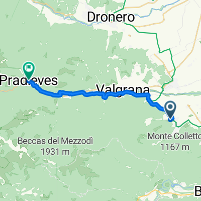 Via Alpi, Bernezzo a Via Vecchia Provinciale, Pradleves