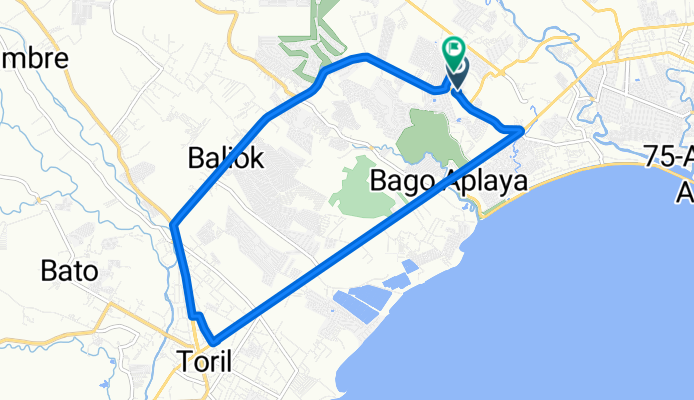 Sampaguita Street, Davao City to Sampaguita Street, Davao City