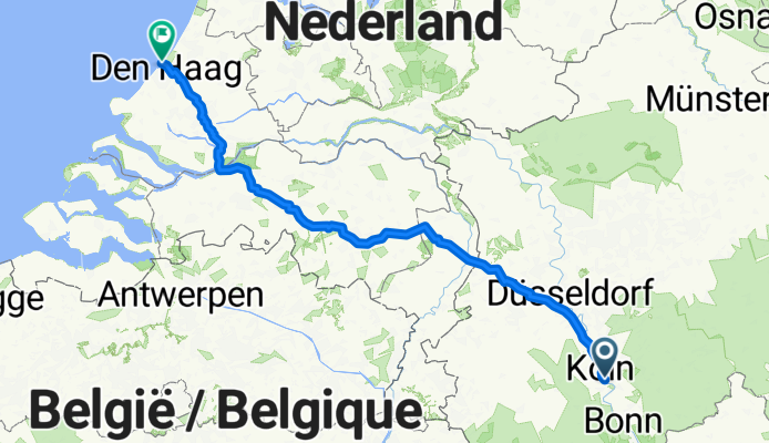 Von Köln bis Den Haag