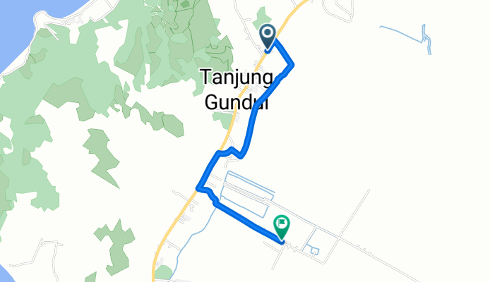 RVC8+M78 to Jalan Tanpa Nama