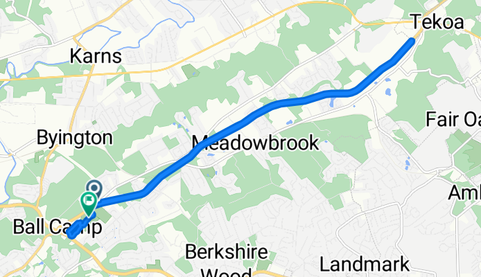 Ball Camp Pike to Ball Camp Pike