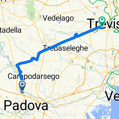 Via Po, Padua to Via Ferdinando Ferretton, Treviso
