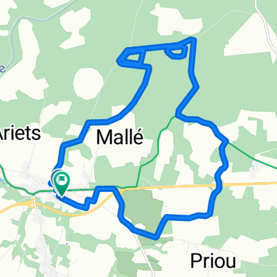 De Rue du Trouilh à Rue du Trouilh
