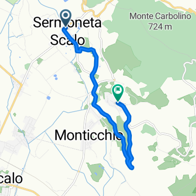 Via della Diga, Sermoneta a Via Riccelli, Sermoneta