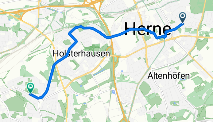 Mont-Cenis-Straße, Herne nach Dorneburger Straße, Herne