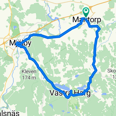 Västerlösavägen, Mantorp to Västerlösavägen, Mantorp