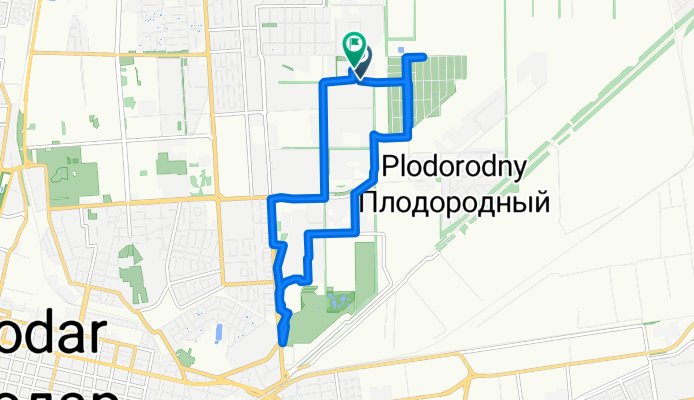 Им. Героя Яцкова И.в. улица, Краснодар до улица Героя Яцкова, Краснодар