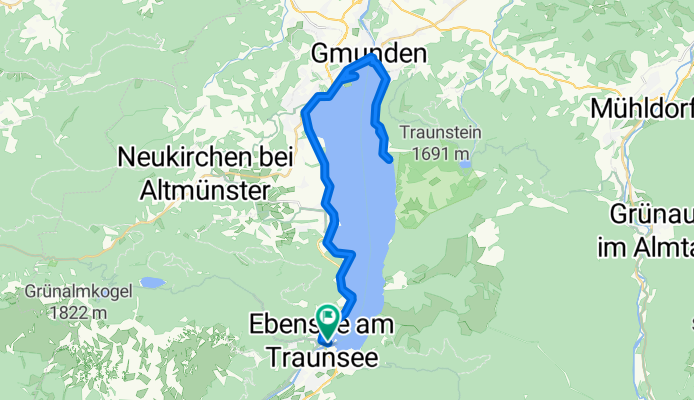 Trauneck nach Trauneck