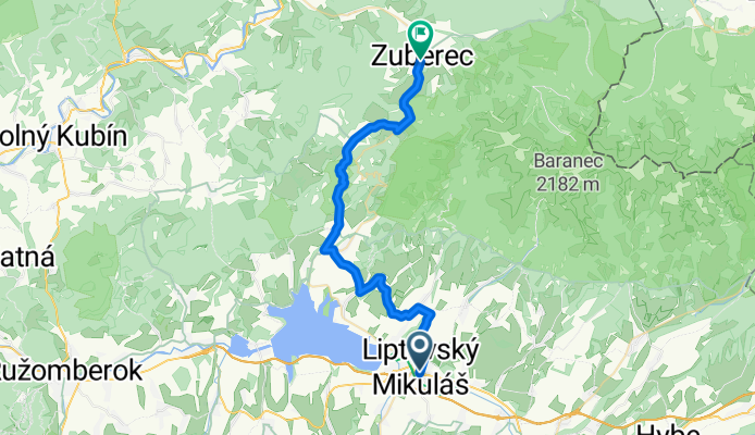 LM- Bobrovec- Lipt. Trnovec - Kvač.dolina- Zuberec