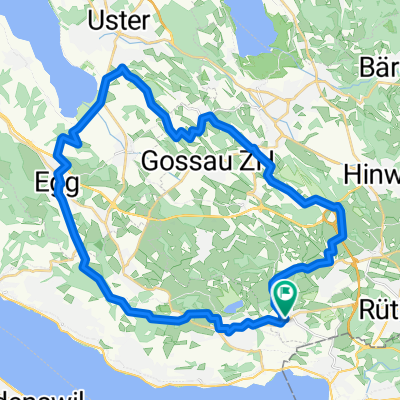 Hüeblistrasse, Wolfhausen nach Brändliacherstrasse, Wolfhausen