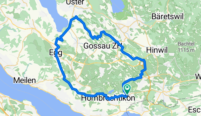 Hüeblistrasse, Wolfhausen nach Brändliacherstrasse, Wolfhausen