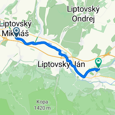 Lipt.Mikuláš- Podtureň- Lipt.Hrádok