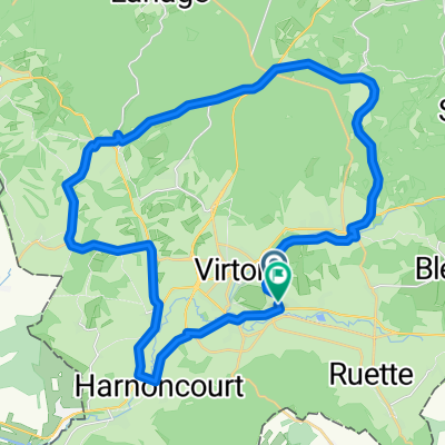 Rue des Déportés, Virton à Rue des Déportés, Virton