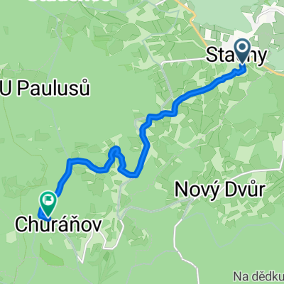 Route zu Stachy