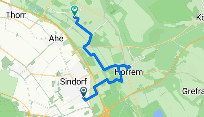 Weyerstraße nach Thorrer Straße