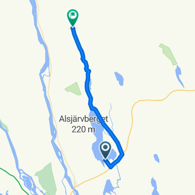 Allsåklubben, Överkalix to Södra Tallbergsvägen, Överkalix