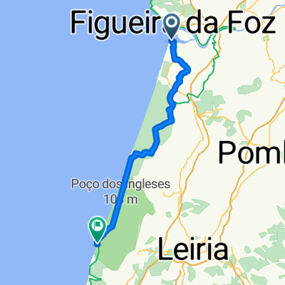 Route to Figueira da Foz