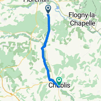 De Rue du Bois à Rue Porte Noël