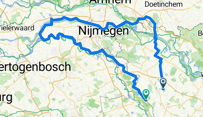 über die Deiche von Waal und Maas