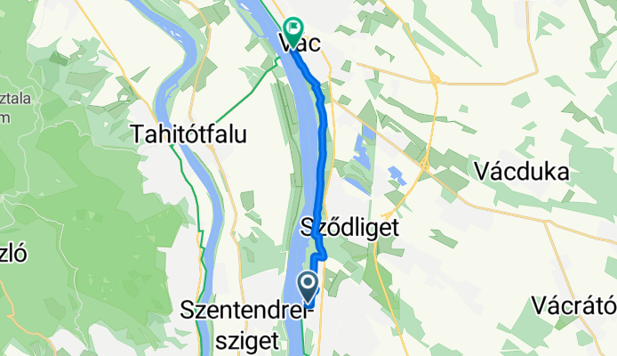 Jósika utca, Göd - Eszterházy Károly utca, Vác