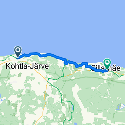 Route to sillamäe