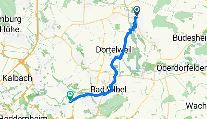 Robert-Koch-Straße, Karben nach Am Dachsberg, Frankfurt am Main