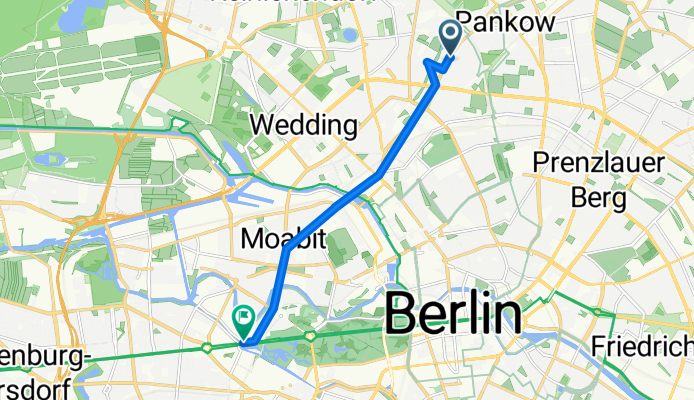 Da Wollankstraße a Straße des 17. Juni