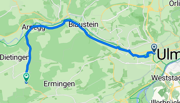 Bleichstraße, Ulm nach L 1244, Blaustein