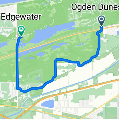 Hillcrest Rd, Ogden Dunes to Long Lake Trail, Portage