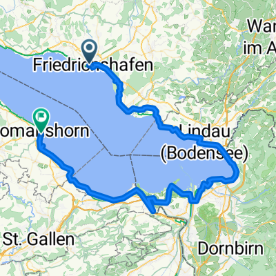 Friedrichstraße nach Friedrichshafnerstrasse