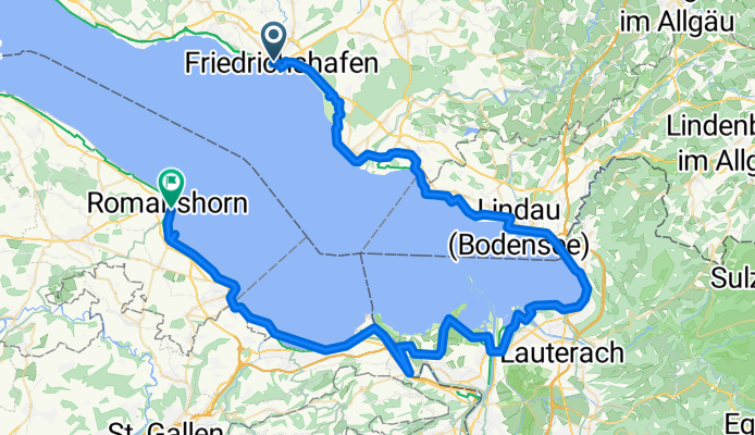 Friedrichstraße nach Friedrichshafnerstrasse