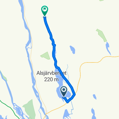 Allsåklubben, Överkalix to Södra Tallbergsvägen, Överkalix