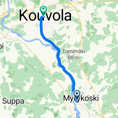 Karjalantie, Myllykoski to Torikatu, Kouvola