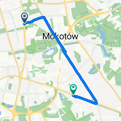 52.199, 21.022 do 52.172, 21.052
