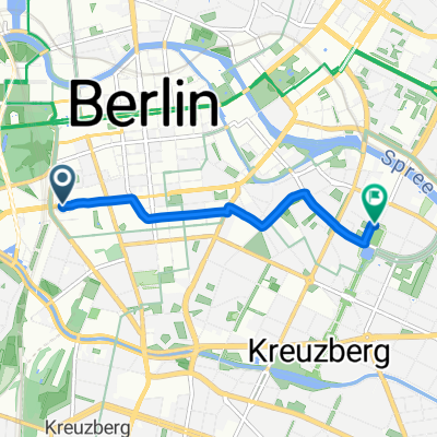 Potsdamer Platz, Berlin nach Michaelkirchplatz, Berlin