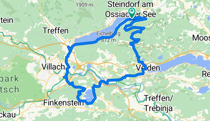 Alt-Ossiach, Ossiach nach Alt-Ossiach, Ossiach