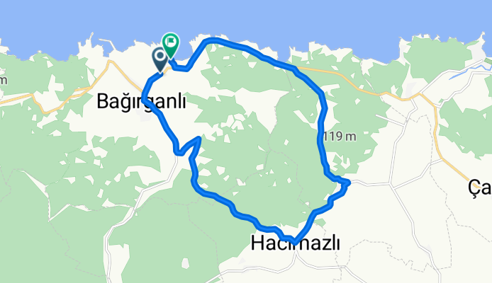 Sahil Caddesi 85 to Mert Sokak 50
