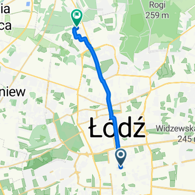 Piotrkowska, Łódź do Gen L Okulickiego, Łódź