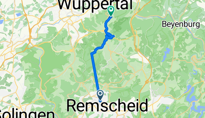 Hochstraße nach Wittelsbacherstraße 23C