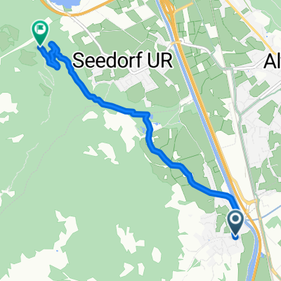 Freiherrenstrasse nach Rotflue