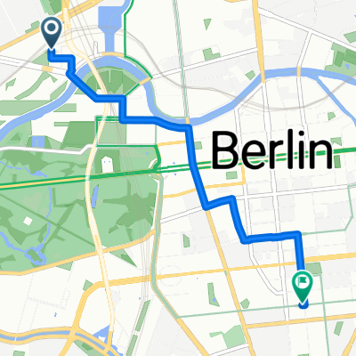 Invalidenstraße, Berlin to Friedrichstraße, Berlin