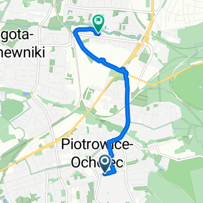 Spokojna, Katowice do Stara Kłodnicka, Katowice