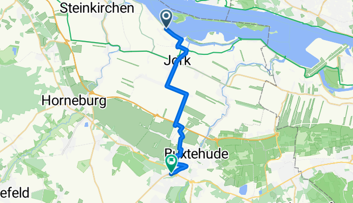 Yachthafenstraße nach Spechtweg