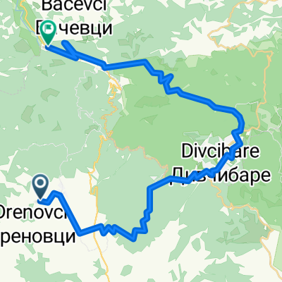 Дреновачки кик, Косјерић to Дивчибарска, Valjevo