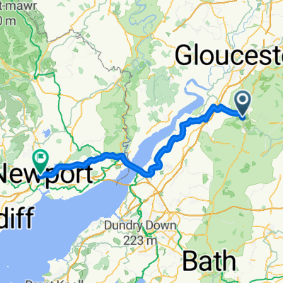 The Mill Pond, Stroud to Queensway, Newport